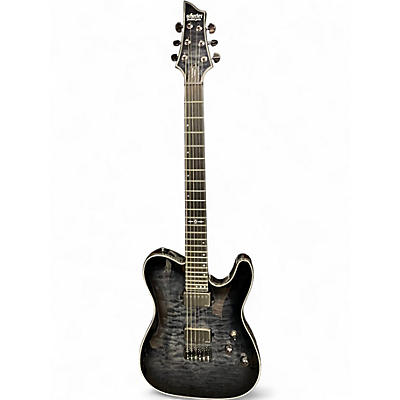 Used Schecter Guitar Research Hellraiser Hybrid PT Trans Black Burst Solid Body Electric Guitar