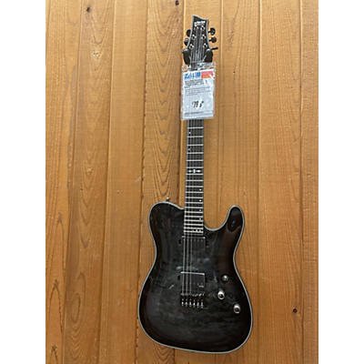 Schecter Guitar Research Used Schecter Guitar Research Hellraiser Hybrid PT Trans Black Solid Body Electric Guitar