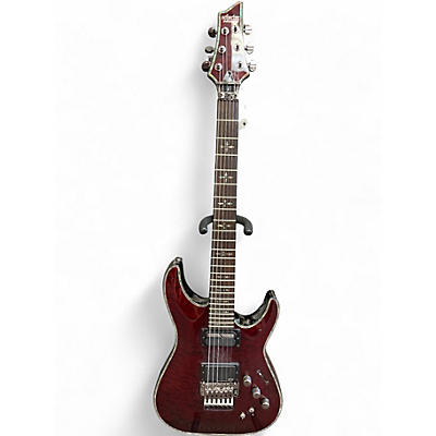 Used Schecter Guitar Research Hellraiser-S Black Cherry Solid Body Electric Guitar