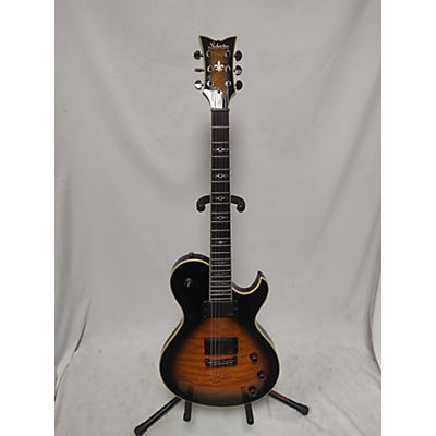 Schecter Guitar Research Used Schecter Guitar Research Hellraiser Solo 6 3 Color Sunburst Solid Body Electric Guitar