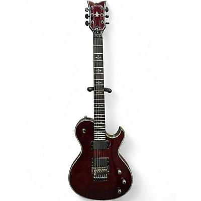 Used Schecter Guitar Research Hellraiser Solo 6 Black Cherry Solid Body Electric Guitar