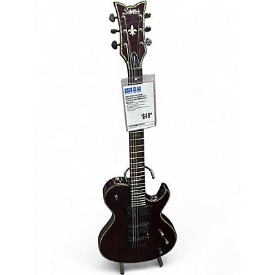 Used Schecter Guitar Research Hellraiser Solo 6 Crimson Red Trans Solid Body Electric Guitar