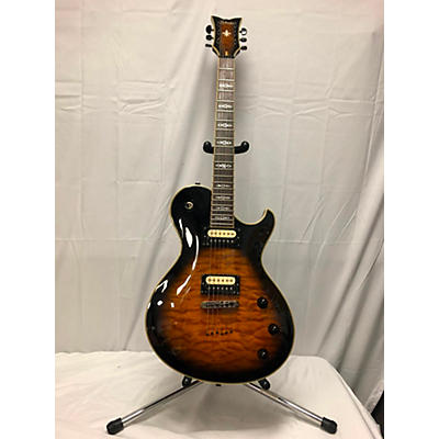 Schecter Guitar Research Used Schecter Guitar Research Hellraiser Solo 6 Tobacco Solid Body Electric Guitar