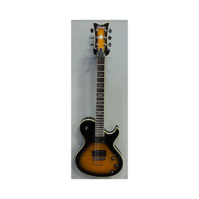 Schecter Guitar Research Used Schecter Guitar Research Hellraiser Solo 6 Tobacco Sunburst Solid Body Electric Guitar