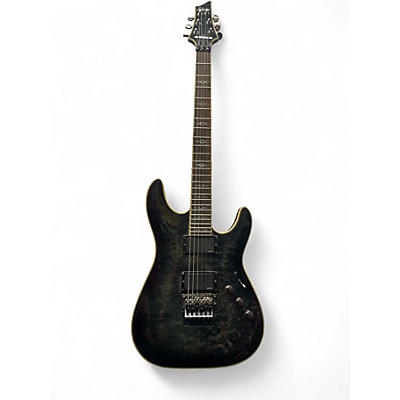 Used Schecter Guitar Research Hellraiser Special Diamond Series C1 Black Solid Body Electric Guitar