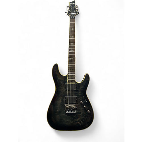 Used Schecter Guitar Research Hellraiser Special Diamond Series C1 Black Solid Body Electric Guitar Black
