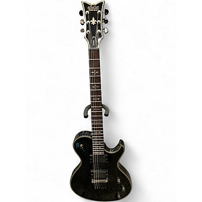 Used Schecter Guitar Research Hellraiser Special Solo 6 BLACK Solid Body Electric Guitar