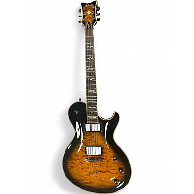 Used Schecter Guitar Research Hellraiser Special Solo 6 Sunburst Solid Body Electric Guitar