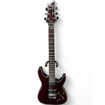 Used Schecter Guitar Research Hellraiser V1 Candy Apple Red Solid Body Electric Guitar