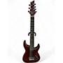 Used Schecter Guitar Research Hellraiser c1-7 Black Cherry Solid Body Electric Guitar Black Cherry