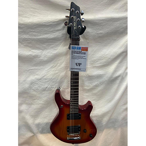 Schecter Guitar Research Used Schecter Guitar Research Hollywood Custom BT2 Lyon Sunburst Solid Body Electric Guitar Sunburst