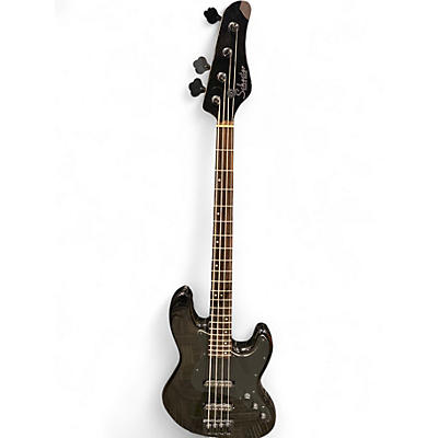 Used Schecter Guitar Research J-4 Black Electric Bass Guitar