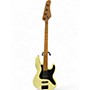 Used Schecter Guitar Research J-4 NIKKI SIX WORN IVORY Electric Bass Guitar WORN IVORY