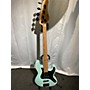 Used Schecter Guitar Research Used Schecter Guitar Research J-4 Turquoise Electric Bass Guitar Turquoise