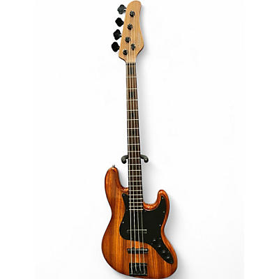 Used Schecter Guitar Research J-4 Vintage Sunburst Electric Bass Guitar