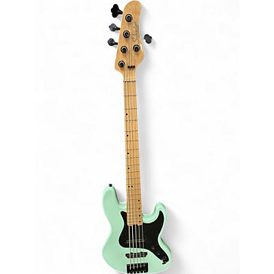 Used Schecter Guitar Research J-5 Seafoam Green Electric Bass Guitar