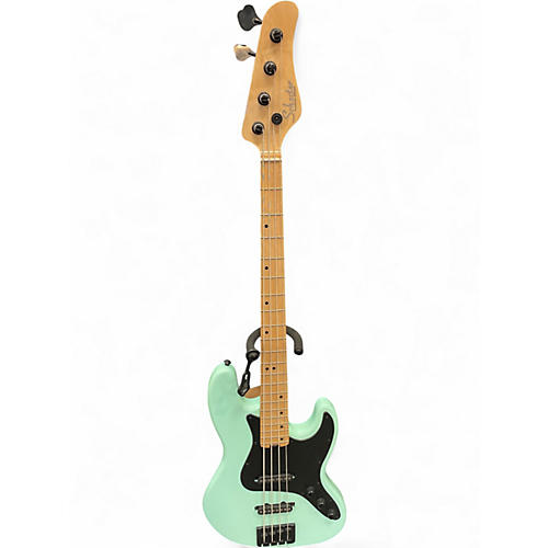 Used Schecter Guitar Research J4 Seafoam Green Electric Bass Guitar Seafoam Green