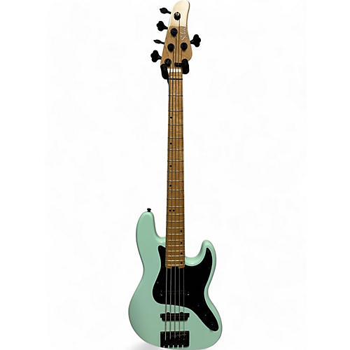 Schecter Guitar Research Used Schecter Guitar Research J5 Seafoam Green Electric Bass Guitar Seafoam Green