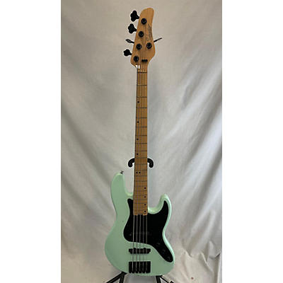 Schecter Guitar Research Used Schecter Guitar Research J5 Seafoam Green Electric Bass Guitar