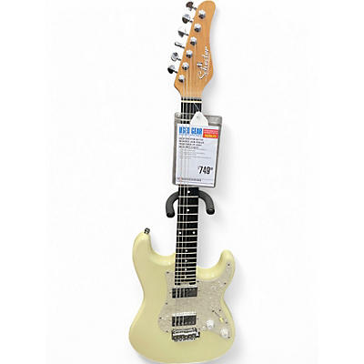 Used Schecter Guitar Research JACK FOWLER TRADITIONAL HT IVORY Solid Body Electric Guitar