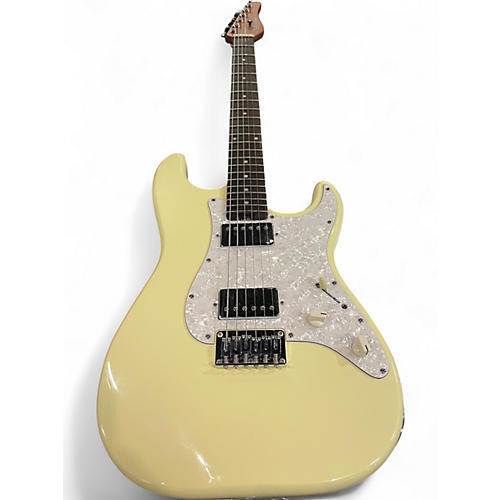 Used Schecter Guitar Research JACK FOWLER TRADITIONAL IVORY Solid Body Electric Guitar IVORY