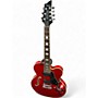 Used Schecter Guitar Research JAZZ-7 Wine Red Hollow Body Electric Guitar Wine Red