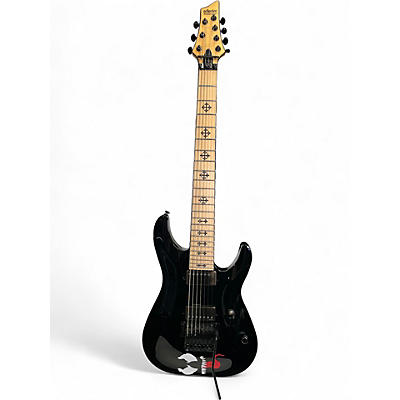 Used Schecter Guitar Research JL7 BLACK Solid Body Electric Guitar