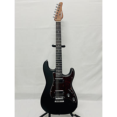 Schecter Guitar Research Used Schecter Guitar Research Jack Fowler Traditional Flat Black Solid Body Electric Guitar