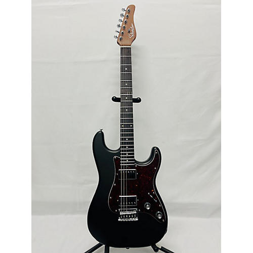 Schecter Guitar Research Used Schecter Guitar Research Jack Fowler Traditional Flat Black Solid Body Electric Guitar Flat Black