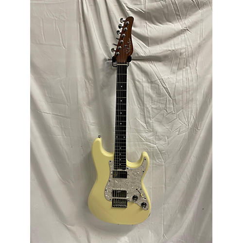 Schecter Guitar Research Used Schecter Guitar Research Jack Fowler Traditional Signature Antique Ivory Solid Body Electric Guitar Antique Ivory