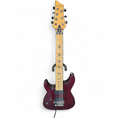 Used Schecter Guitar Research Jeff Loomis JL-7 Left Hand Vampyre Red Electric Guitar