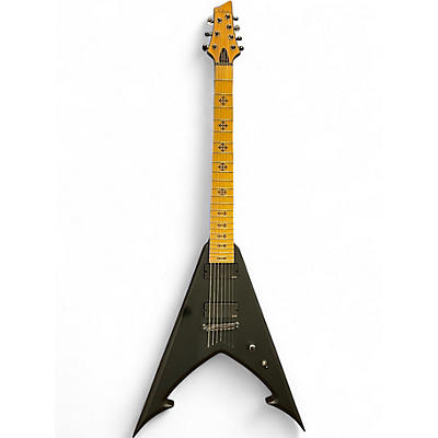 Used Schecter Guitar Research Jeff Loomis JLV 7 NT Black Solid Body Electric Guitar