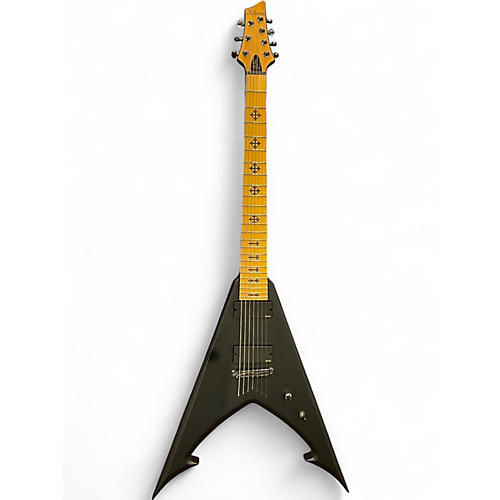 Used Schecter Guitar Research Jeff Loomis JLV 7 NT Black Solid Body Electric Guitar Black