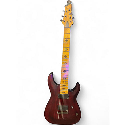 Used Schecter Guitar Research Jeff Loomis Signature Vampyre Red Satin Solid Body Electric Guitar Vampyre Red Satin