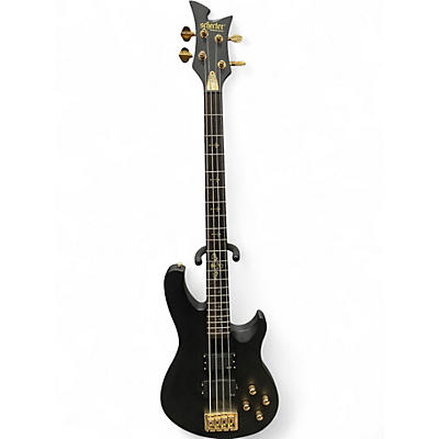 Used Schecter Guitar Research Johnny Christ Signature Black Electric Bass Guitar
