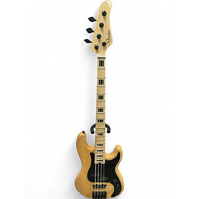 Schecter Guitar Research Used Schecter Guitar Research Justin Beck V Ani Natural Electric Bass Guitar