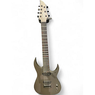 Used Schecter Guitar Research KEITH MERROW SIGNATURE KM-7 MKII SILVER Solid Body Electric Guitar