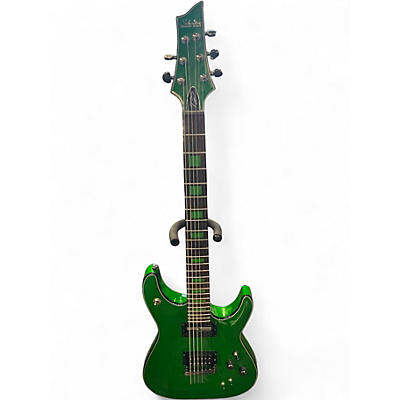 Used Schecter Guitar Research KENNY HICKEY SINGATURE C-1 EX Green Solid Body Electric Guitar