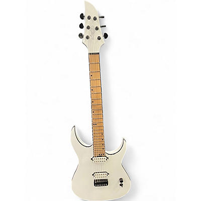Used Schecter Guitar Research KM-6 Alpine White Solid Body Electric Guitar