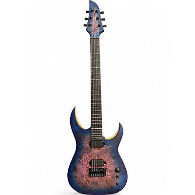 Schecter Guitar Research Used Schecter Guitar Research KM-6 MK-III Blue Crimson Solid Body Electric Guitar