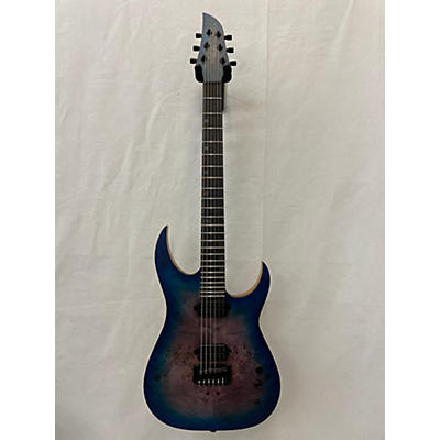 Schecter Guitar Research Used Schecter Guitar Research KM-6 MK3 BLUE CRIMSON Solid Body Electric Guitar