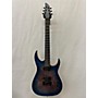 Used Schecter Guitar Research Used Schecter Guitar Research KM-6 MK3 BLUE CRIMSON Solid Body Electric Guitar BLUE CRIMSON