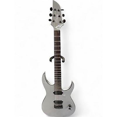 Used Schecter Guitar Research KM-6 MKIII Silver Solid Body Electric Guitar