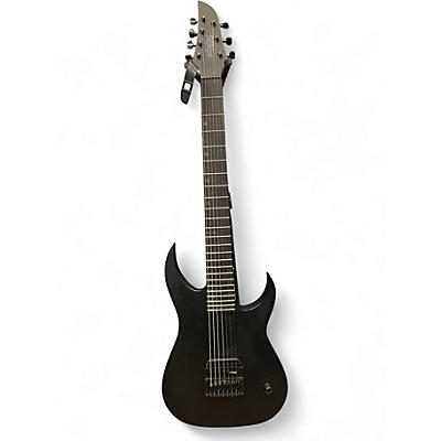 Used Schecter Guitar Research KM-7 MK-III EX BARITONE Satin Black Solid Body Electric Guitar