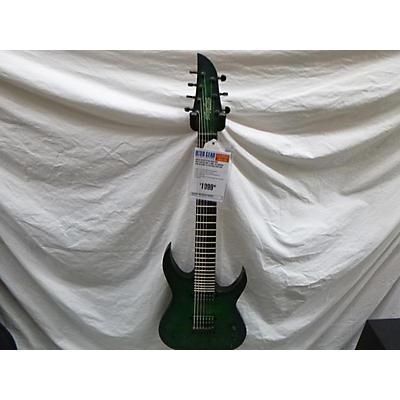 Schecter Guitar Research Used Schecter Guitar Research KM 7 MK- III Green Solid Body Electric Guitar