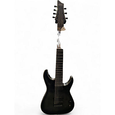 Used Schecter Guitar Research KM-7 MKI Trans Black Solid Body Electric Guitar