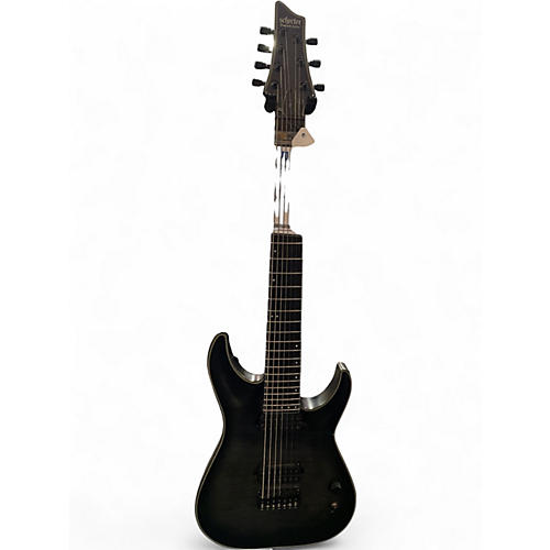 Used Schecter Guitar Research KM-7 MKI Trans Black Solid Body Electric Guitar Trans Black