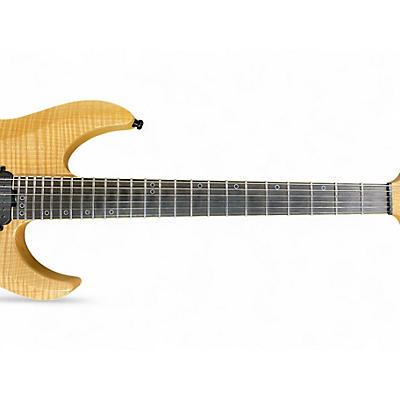 Used Schecter Guitar Research KM6 MK11 Natural Solid Body Electric Guitar