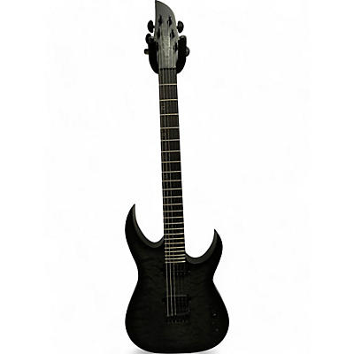 Schecter Guitar Research Used Schecter Guitar Research KM6 MKIII STANDARD  Trans Black Solid Body Electric Guitar