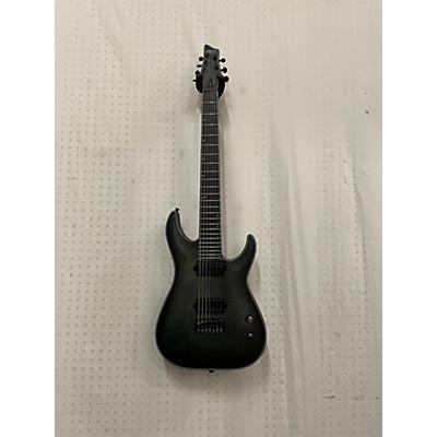 Schecter Guitar Research Used Schecter Guitar Research KM7 Black Solid Body Electric Guitar